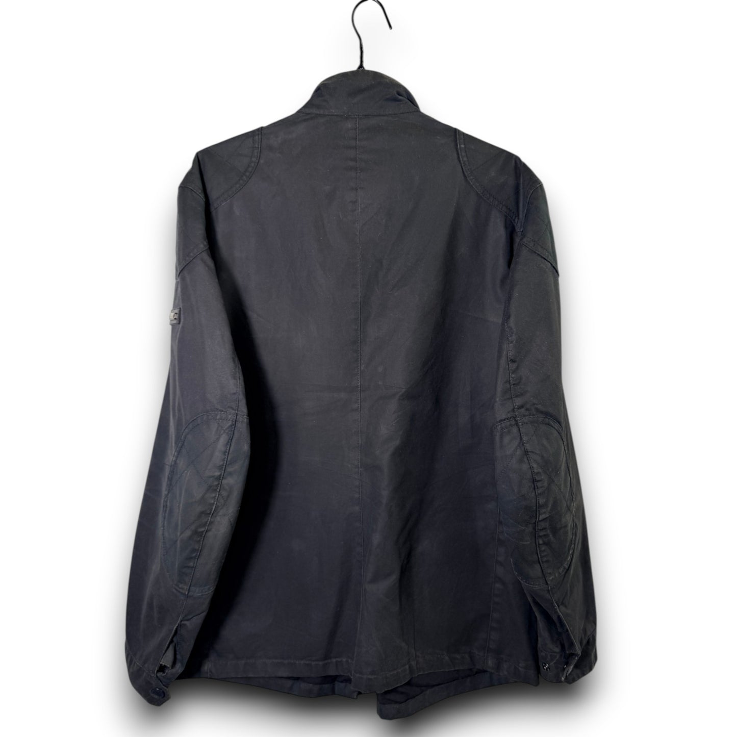 Barbour International Simonside Wax Jacket Navy Blue Men's M-L SKU 113 Vintage