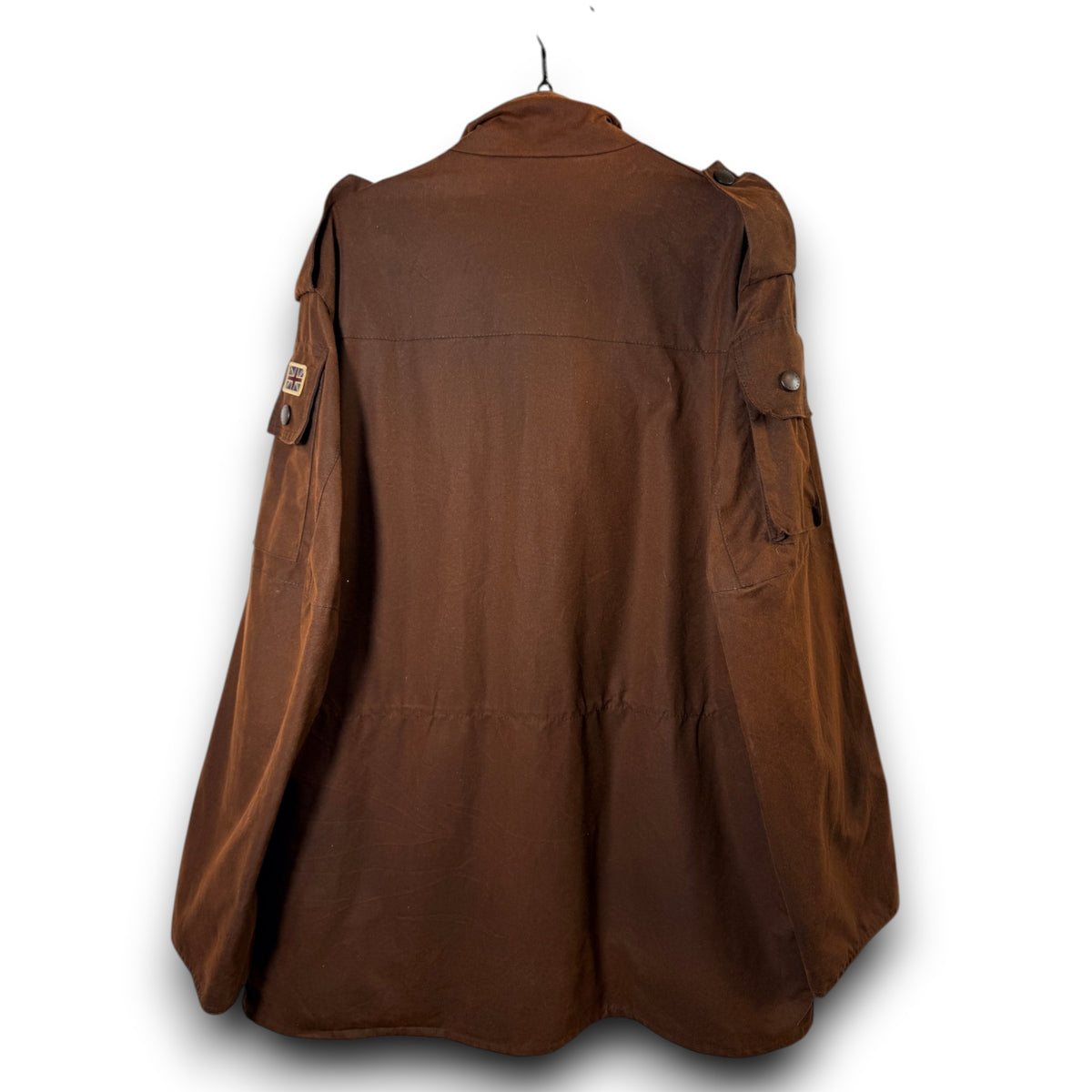 Barbour Cowen Commando Jacket Rust Waxed Cotton C42 Fits L-XL Vintage Mens