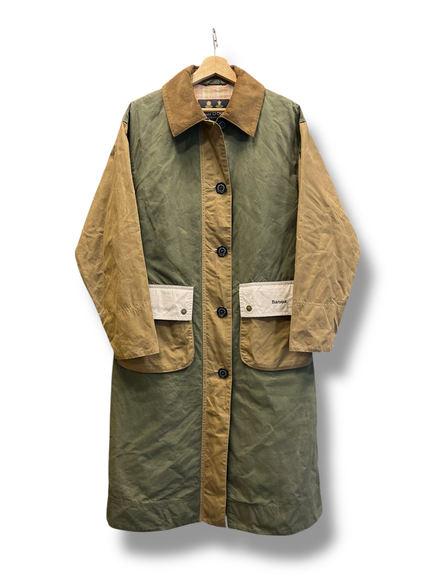Barbour Trench Coat – Multicolor Cotton – UK 8 (M Women)