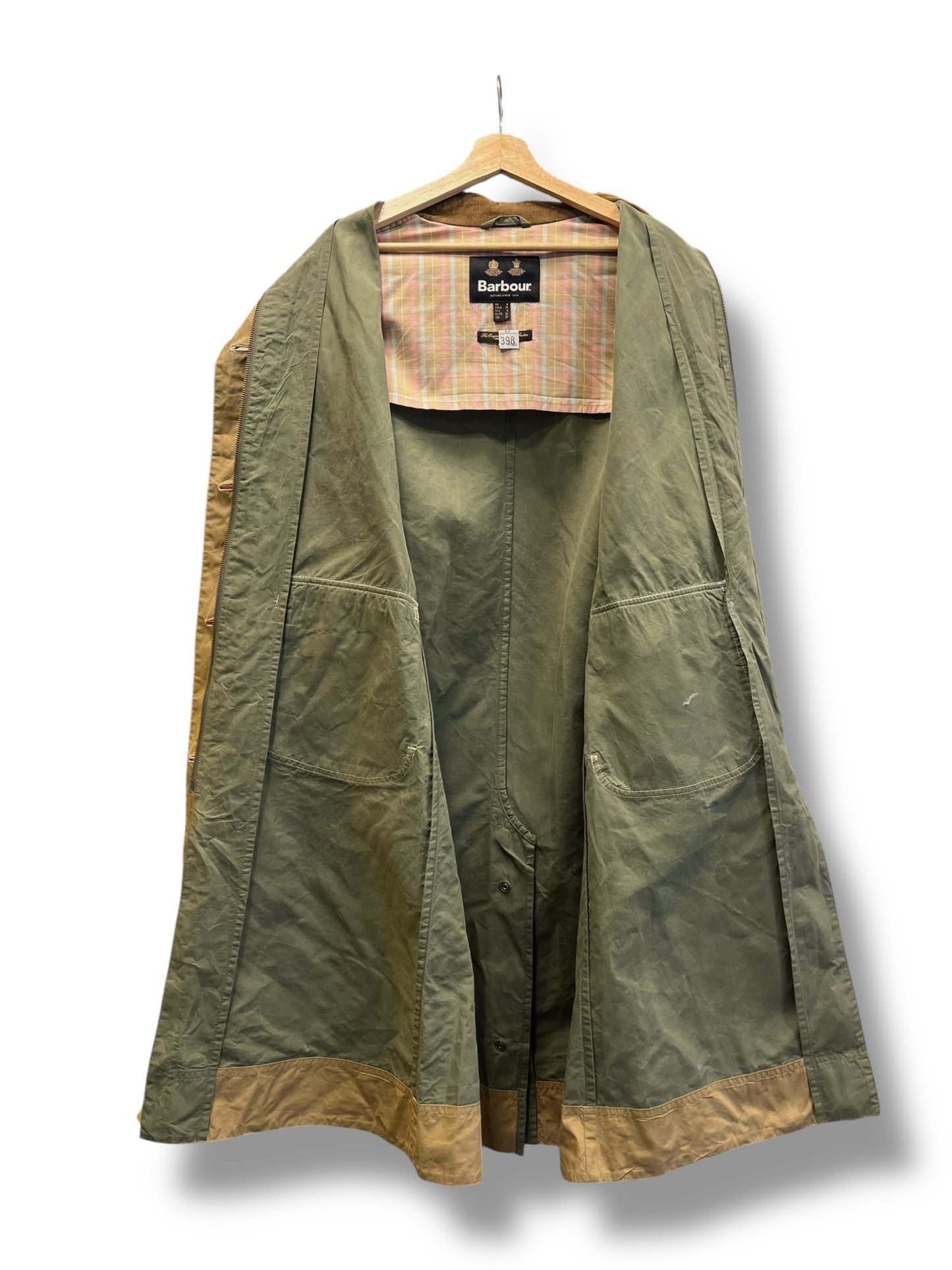 Barbour Trench Coat – Multicolor Cotton – UK 8 (M Women)