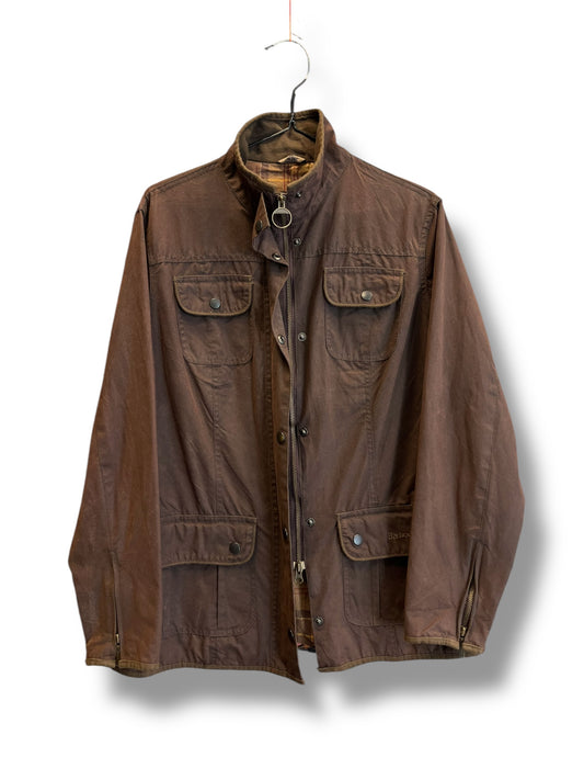 Barbour Flyweight Wax Jacket – Brown – UK16 (Women L)