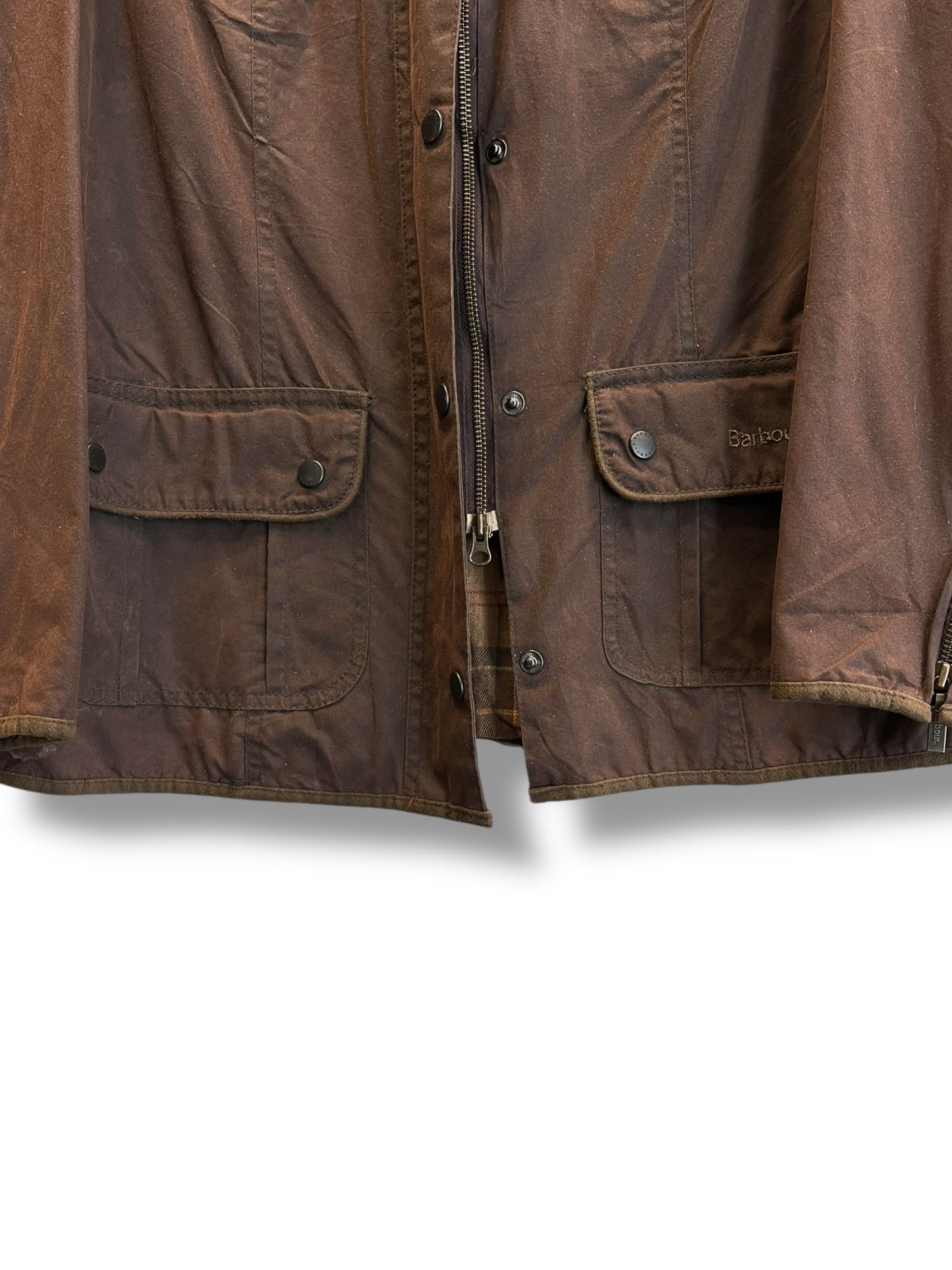 Barbour Flyweight Wax Jacket – Brown – UK16 (Women L)