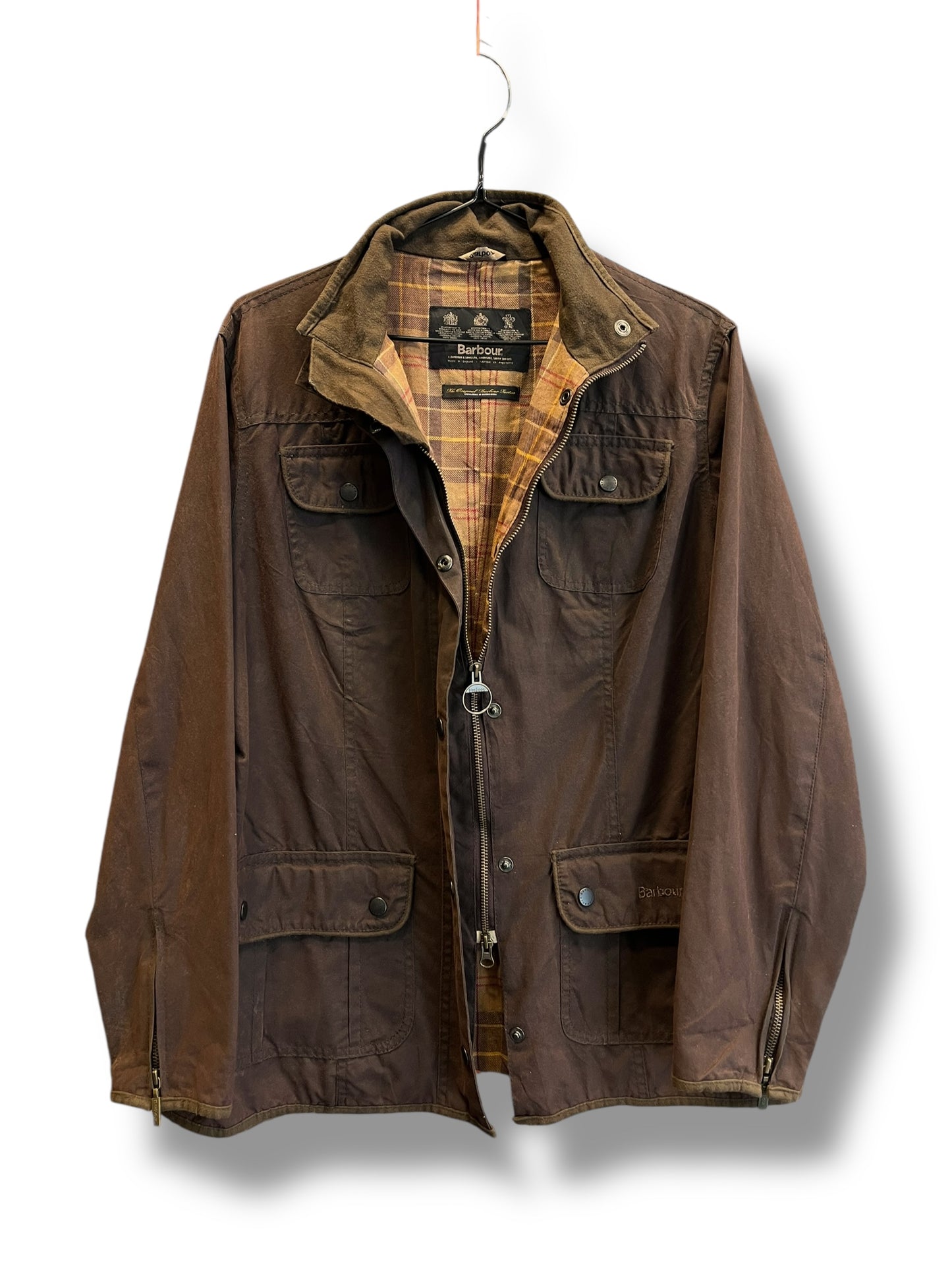 Barbour Flyweight Wax Jacket – Brown – UK16 (Women L)