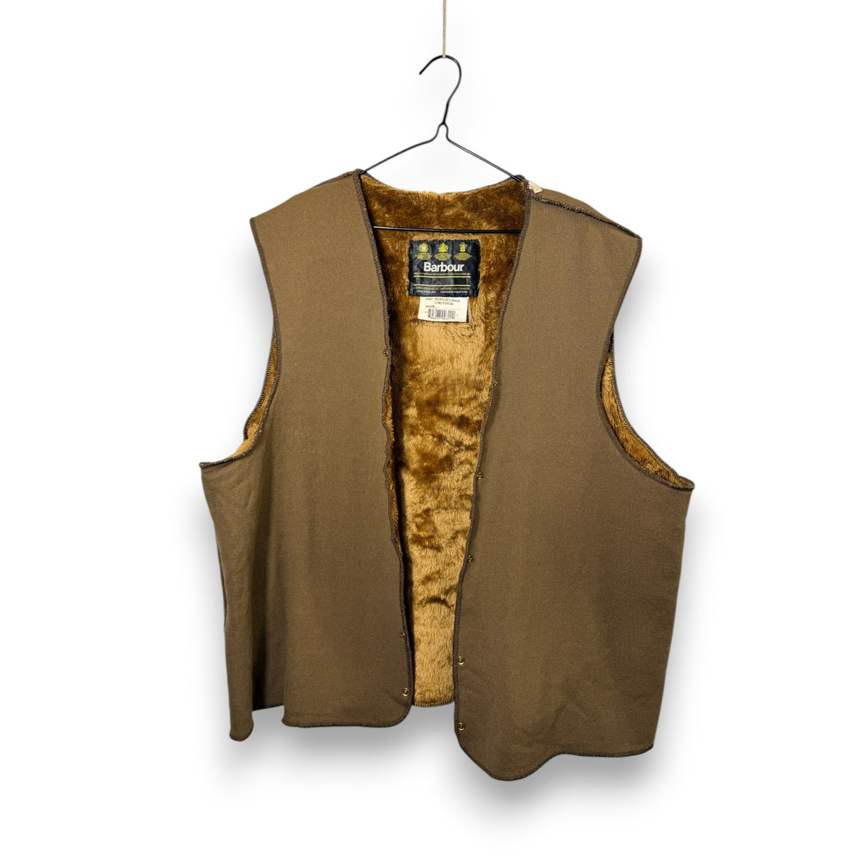 Barbour A297 C48 Body Warmer Liner – Button Version – Vintage Jacket Inner Liner