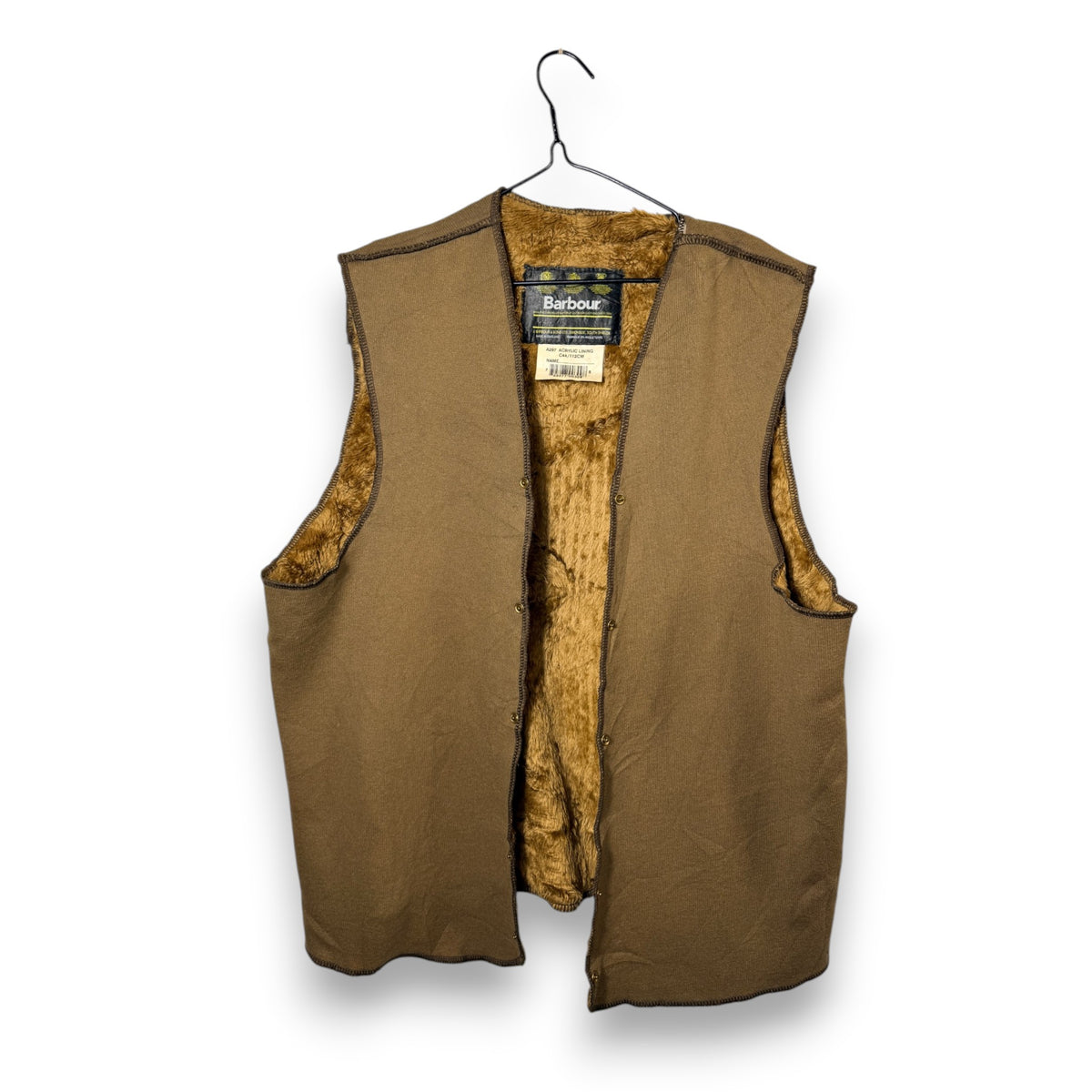 Barbour A297 C44 Body Warmer Liner – Button Version – Vintage Jacket Inner Liner