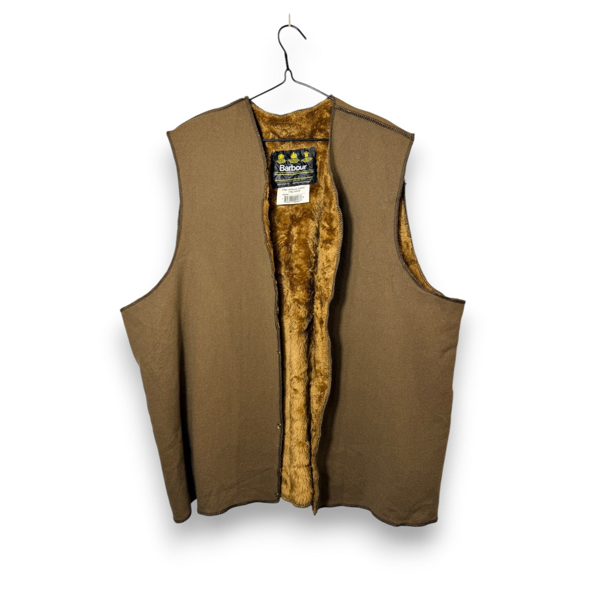 Barbour A295 C48 Body Warmer Liner – Button Version – Vintage Jacket Inner Liner
