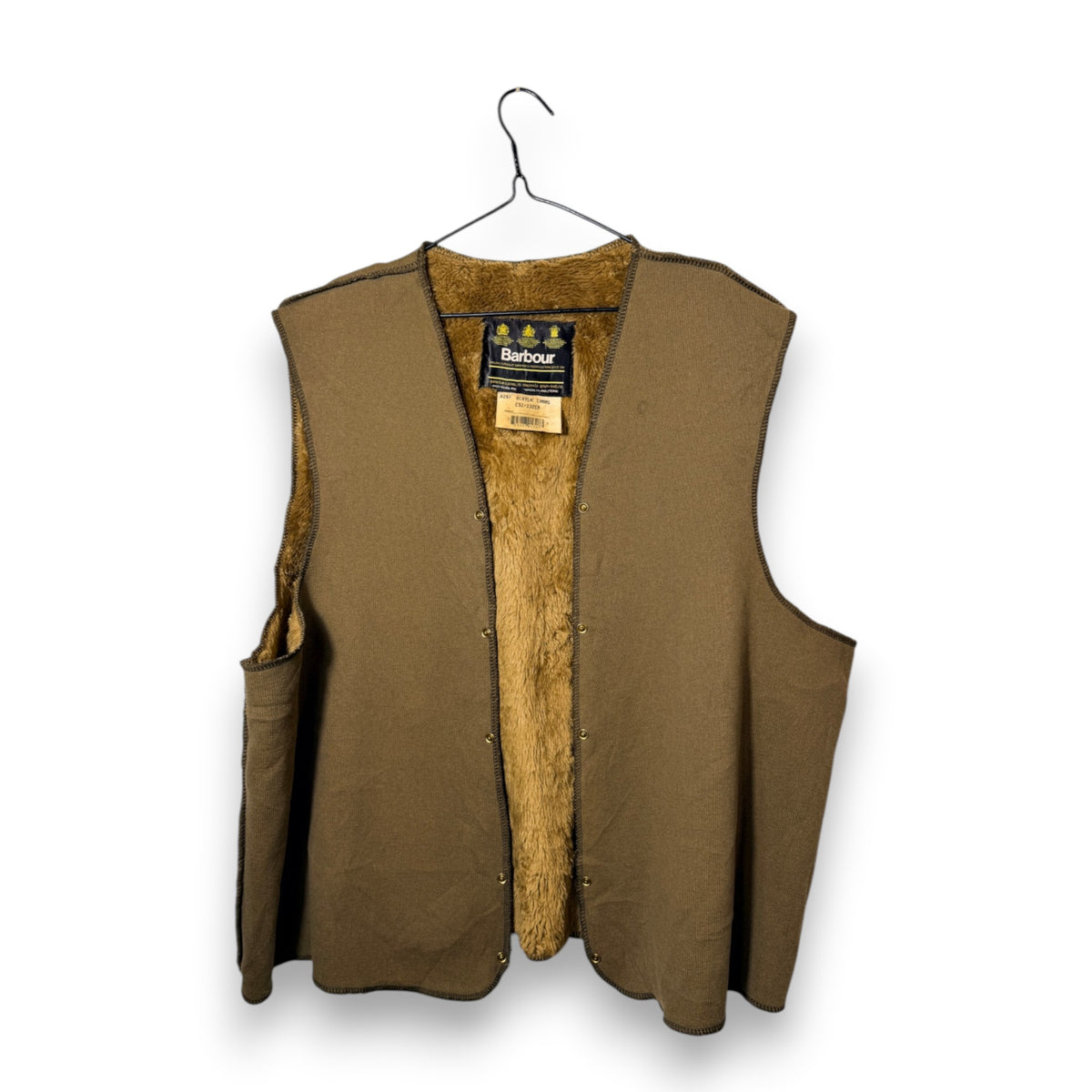 Barbour A297 C52 Body Warmer Liner – Button Version – Vintage Jacket Inner Liner