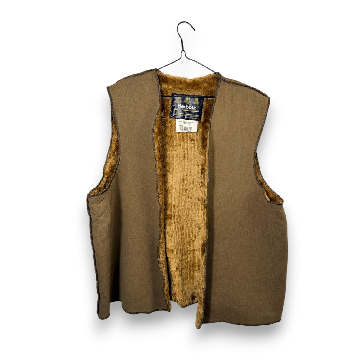 Barbour A297 C46 Body Warmer Liner – Button Version – Vintage Jacket Inner Liner