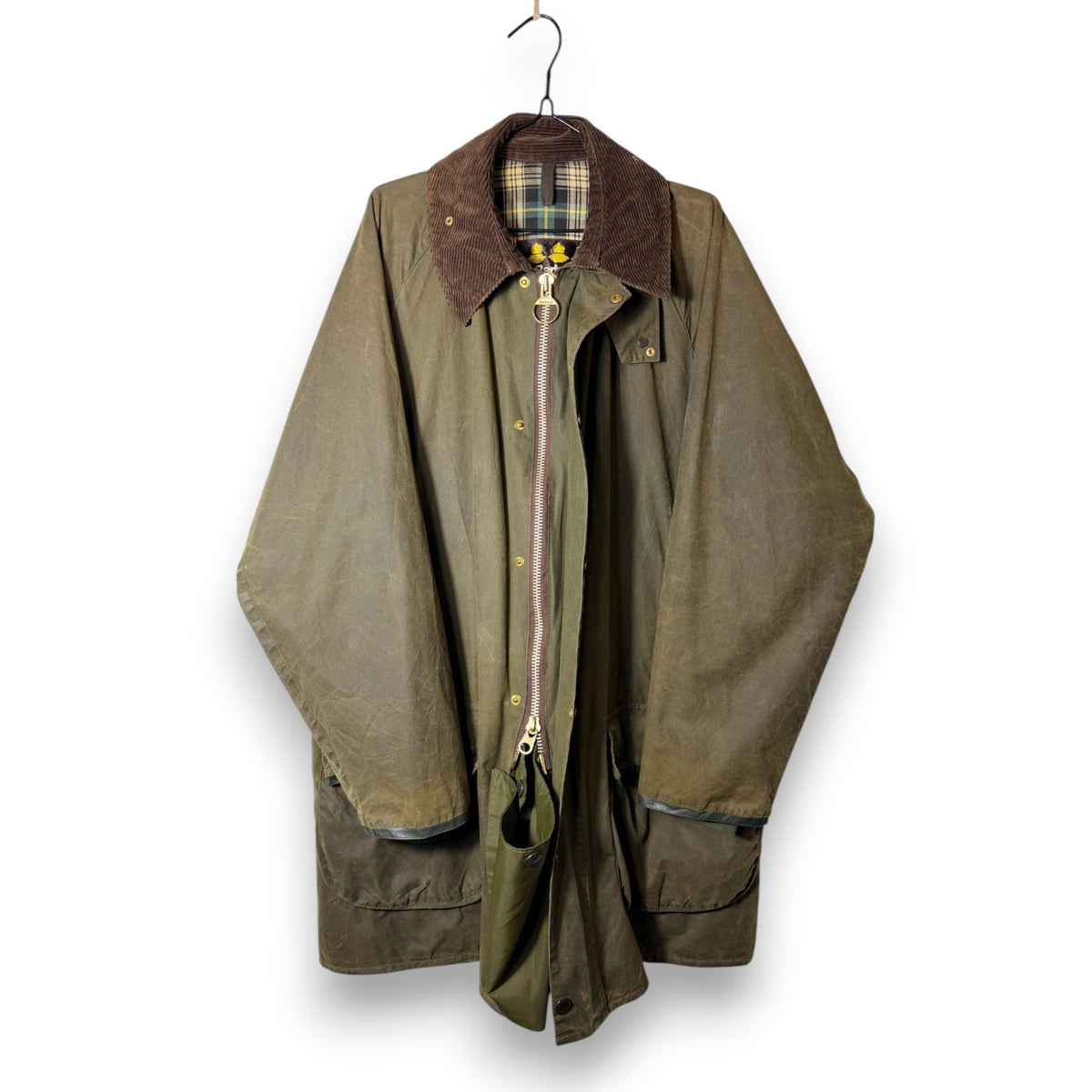 Rare Barbour A135 Mark Philipps Wax Jacket Sage Green Size L Vintage 1990