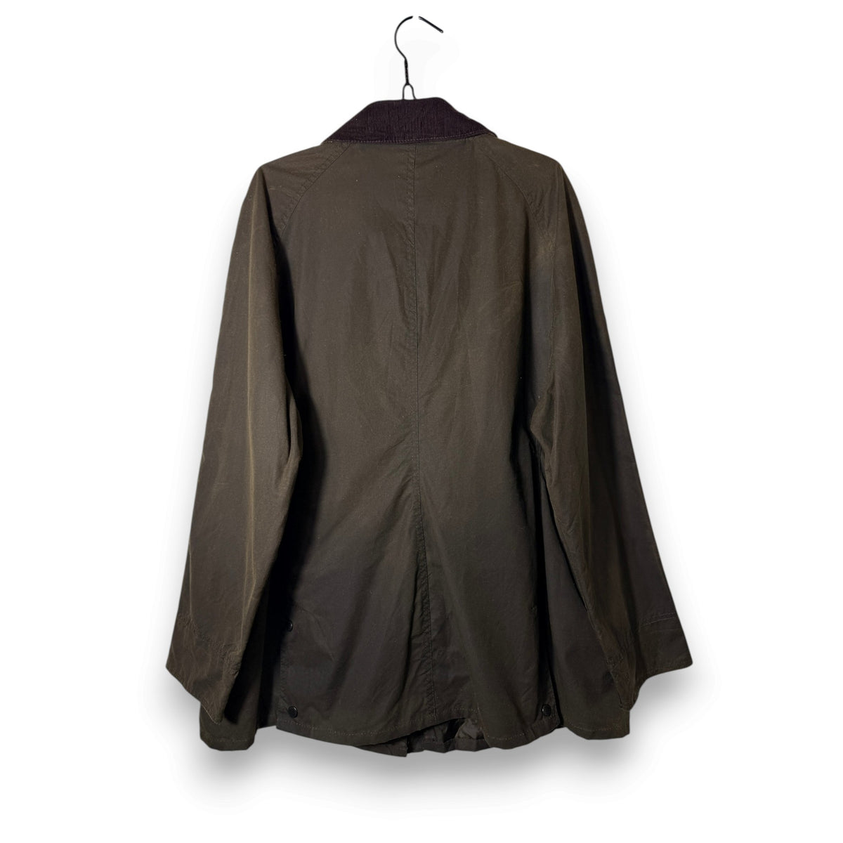 Barbour Beadnell Waxed Jacket Olive Women's Size XL Vintage UK 20