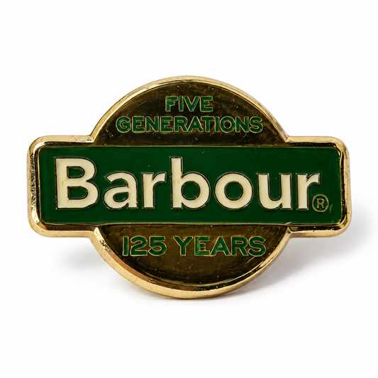 Barbour 125th Anniversary Pin – Rare Collectible
