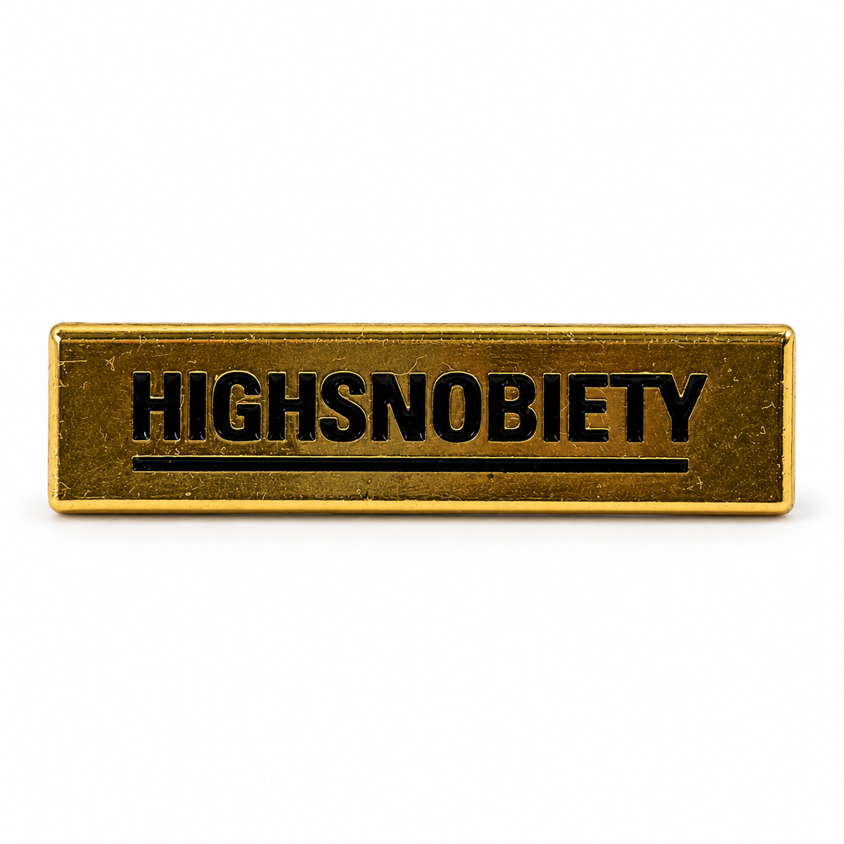 Barbour x Highsnobiety Logo Pin – Gold-Tone & Black